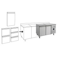 Refrigerated counters 700, freely configurable