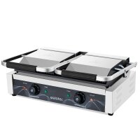 EASYLINE electric contact grill "double" width 568 mm, grooved top & smooth bottom