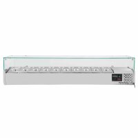 EASYLINE refrigerated pizza counter 800 / 3-door "grey" incl. GN1/4 refrigerated top