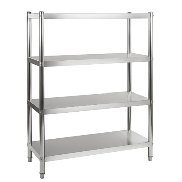 EASYLINE storage shelving 500 with 4 shelves in various widths