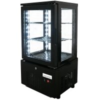TOPLINE refrigerated display case "black" in...