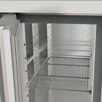 TOPLINE Kühltisch 700 / 4-fach GN1/1 mit 6 Schubladen / 1 Tür & Aufkantung
