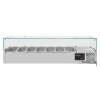 EASYLINE Kühlaufsatz 330 mit Glasabdeckung 7xGN1/4 -...
