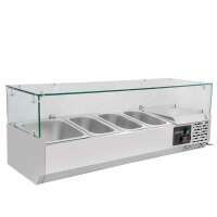 EASYLINE refrigerated top 380 with glass cover 3xGN1/3 +...
