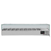 EASYLINE cooling top 380 with glass cover 9xGN1/3 - 2000